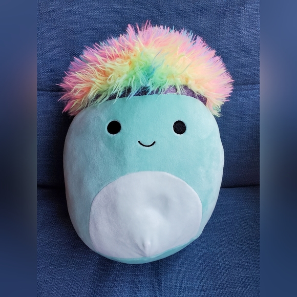 Squishmallows SquishDoos Tyrus 12" Stuffed Animal Fuzzy Rainbow Plush Ke… - Picture 1 of 7